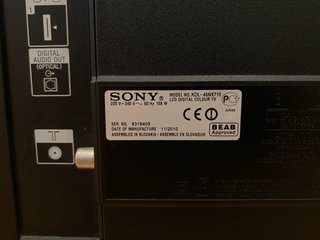 TV Sony Bravia 46 pulgadas KDL-46NX710 TV