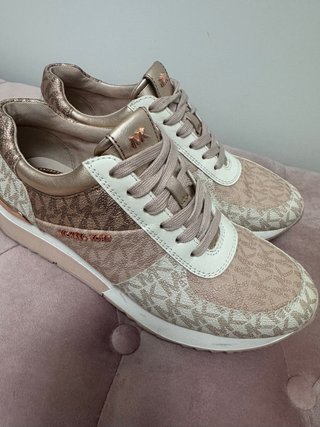Tenis Michael Kors Mujer Oro Rosa