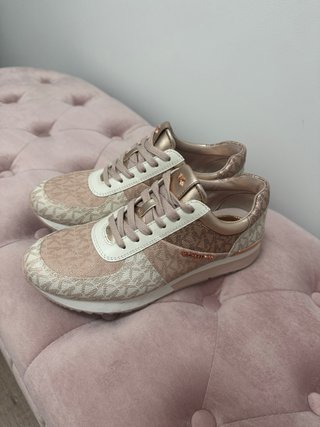 Tenis Michael Kors Mujer Oro Rosa