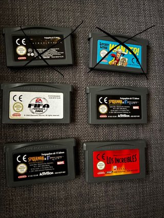 Juegos GBA - Precio por unidad en la descripción