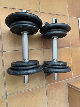 Juego Mancuernas Ajustables Pesas Gimnasio