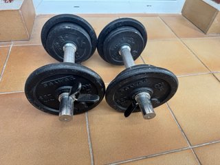 Juego Mancuernas Ajustables Pesas Gimnasio