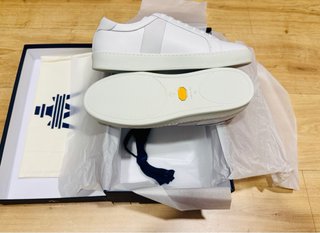 Zapatillas Maserati Cuero Blancas Talla 42