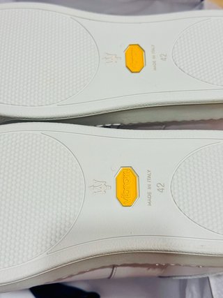 Zapatillas Maserati Cuero Blancas Talla 42
