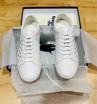 Zapatillas Maserati Cuero Blancas Talla 42