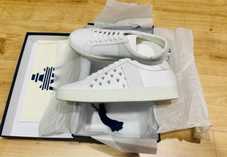 Zapatillas Maserati Cuero Blancas Talla 42
