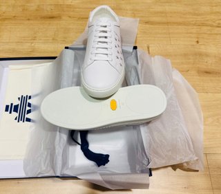 Zapatillas Maserati Cuero Blancas Talla 42