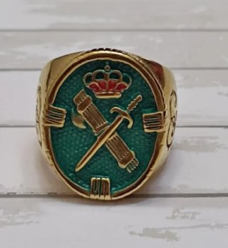 OFERTA ANILLO SELLO G C BAÑO ORO VARIAS TALLAS