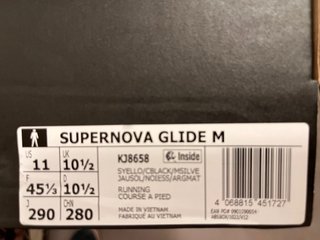 Zapatillas Adidas Supernova Glide T451/3 Talla 45