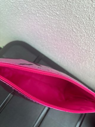 Neceser metálico rosa y morado