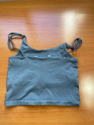Top tirantes PULL&BEAR gris mujer