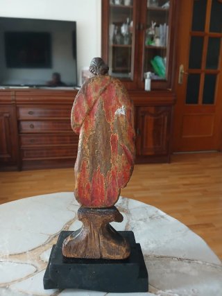 Talla madera antigua religiosa