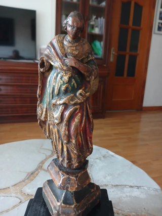 Talla madera antigua religiosa