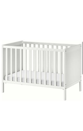 Cuna blanca para bebé (de ikea)