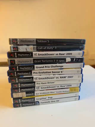 Lote Juegos PS2: Tekken 5, Call of Duty 3, WWE