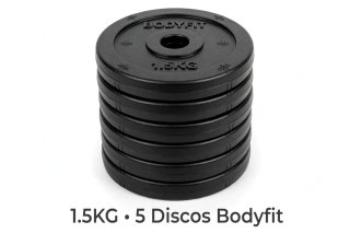 Set Discos Bodyfit Mancuernas 16.5KG