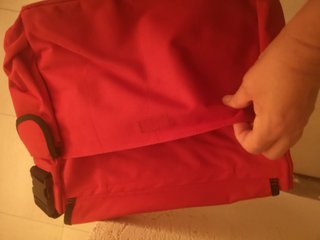 Bandolera Ballantine's Roja. Con etiqueta. Lleva ,