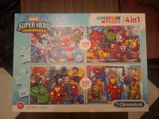 Puzzle 4 en 1 Marvel Super Hero Adventures