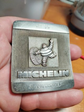 Placa Michelin 50 Aniversario