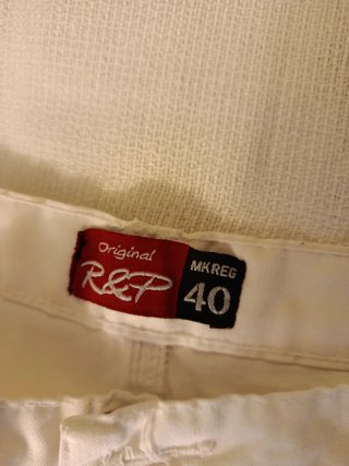 Bermudas Hombre Blancas Talla M
