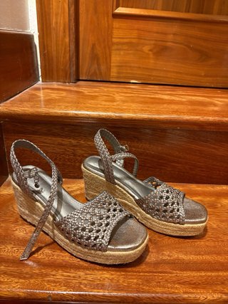 Sandalias XTI Plataforma Plata