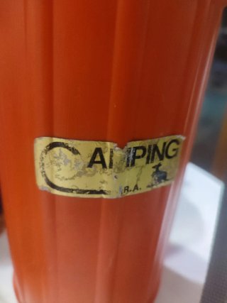 Borraccia vintage arancione 1L