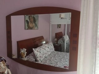 Cabecero de madera para cama de matrimonio