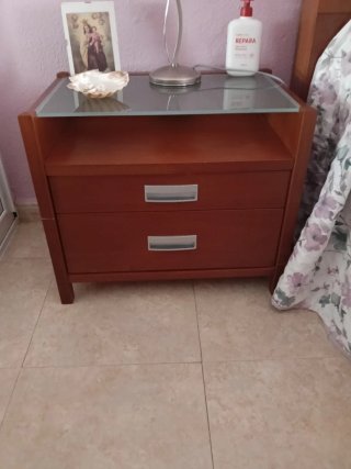 Cabecero de madera para cama de matrimonio