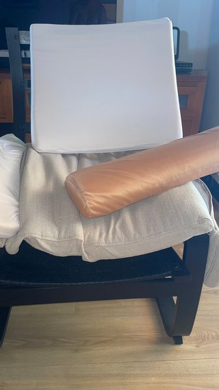 Sillón IKEA Poäng Beige Madera Negra