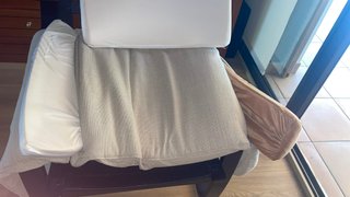 Sillón IKEA Poäng Beige Madera Negra