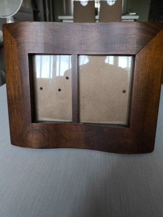 Marco de fotos doble madera