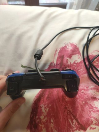 Mando PS4 @Play Azul con Cable