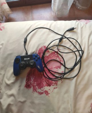 Mando PS4 @Play Azul con Cable