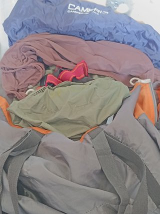 Sacos para saco de dormir y tienda