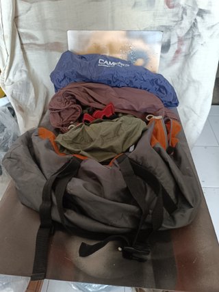 Sacos para saco de dormir y tienda
