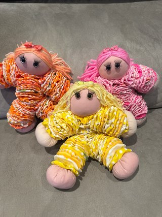 Muñecas de trapo hechas a mano