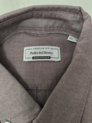 Lote 4 Camisas Hombre Cuadros y Lisas Talla L