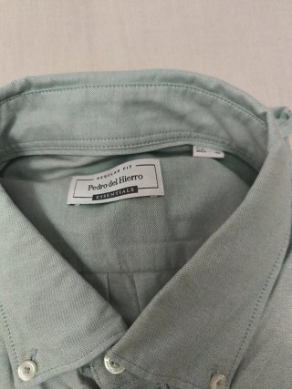 Lote 4 Camisas Hombre Cuadros y Lisas Talla L