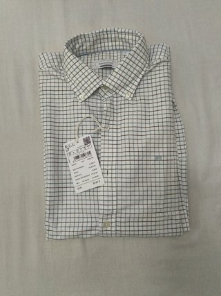 Lote 4 Camisas Hombre Cuadros y Lisas Talla L