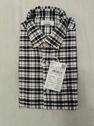 Lote 4 Camisas Hombre Cuadros y Lisas Talla L