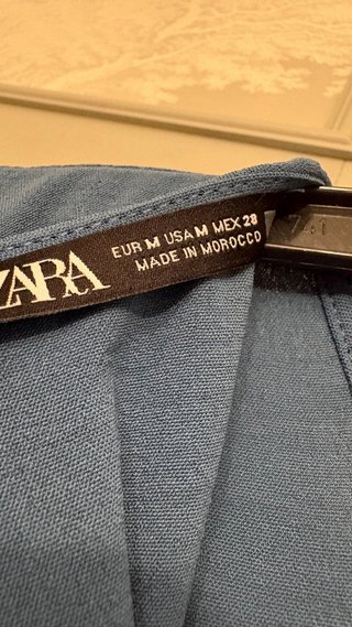 Vestido azul Zara