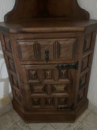 Rinconera Castellana Madera Maciza 196 cm