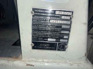 Carretilla elevadora Fiat OM