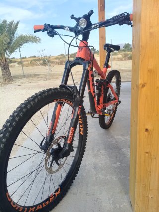 Bicicleta Montaña Trek Naranja