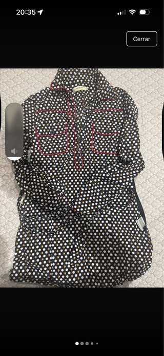 Vestido estampado lunares