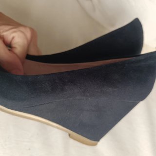 Zapatos de cuña negros OWN
