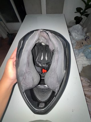 Casco Shark Negro Blanco  Rojo
