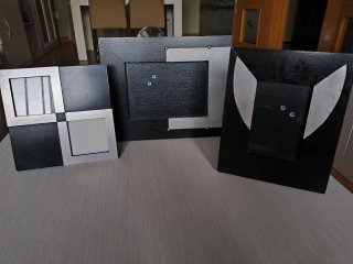 Marcos de fotos modernos (3 unidades)