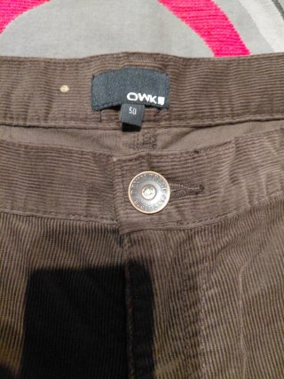 Pantalón de pana marrón