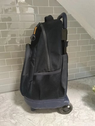 Mochila escolar Real Madrid con carro